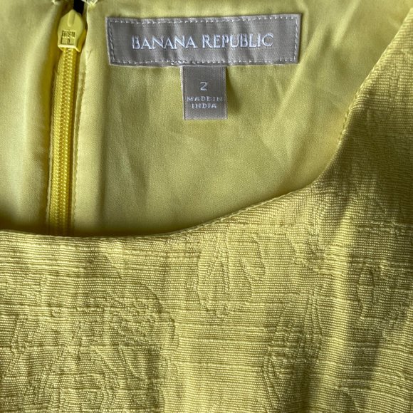 Banana Republic Yellow Peplum Blouse - Picture 3 of 4